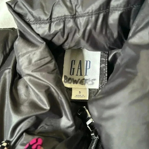 Gap Black Puffer Coat lightweight Small - Picture 4 of 6